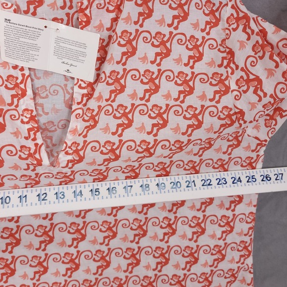 BARBARA GERWIT Flamingo Print Tunic Top Shirt Blouse Coverup Size Plus 2X NEW - Picture 15 of 16